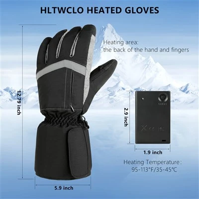 Guantes de esquí con calefacción eléctrica